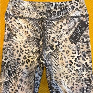 Evolution and Creation Kids Animal Print Leggings - Black and Gray